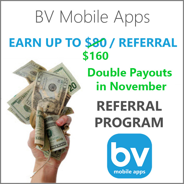 BV Mobile Apps Referral Program